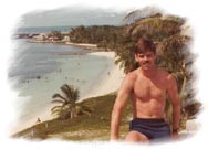 Ron at Bahia Honda in Florida Keys  (1982)