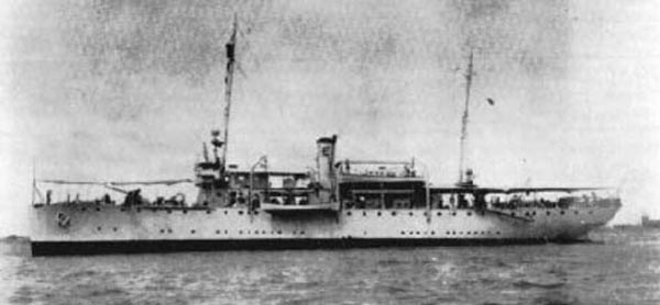 The patrol gunboat USS Tulsa (PG-22)
