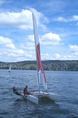 Taking the cat out for a spin  (Aug 2004)