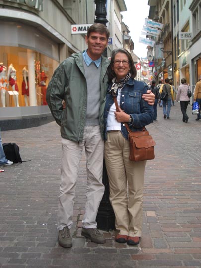 Ron & Linelle in Lucerne, Switzerland  (May 2006)