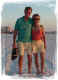 On the beach at sunset -- Florida