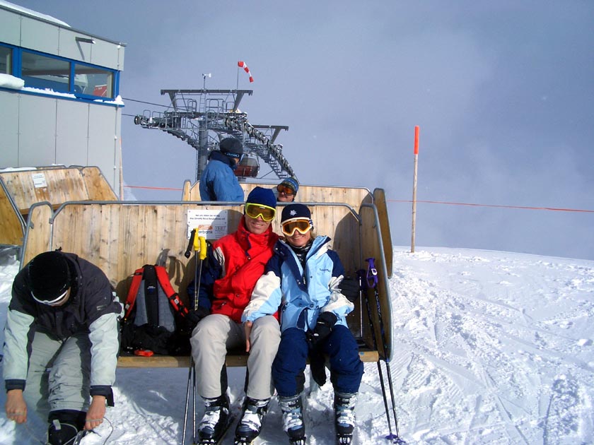 Taking a Break at the Top Station