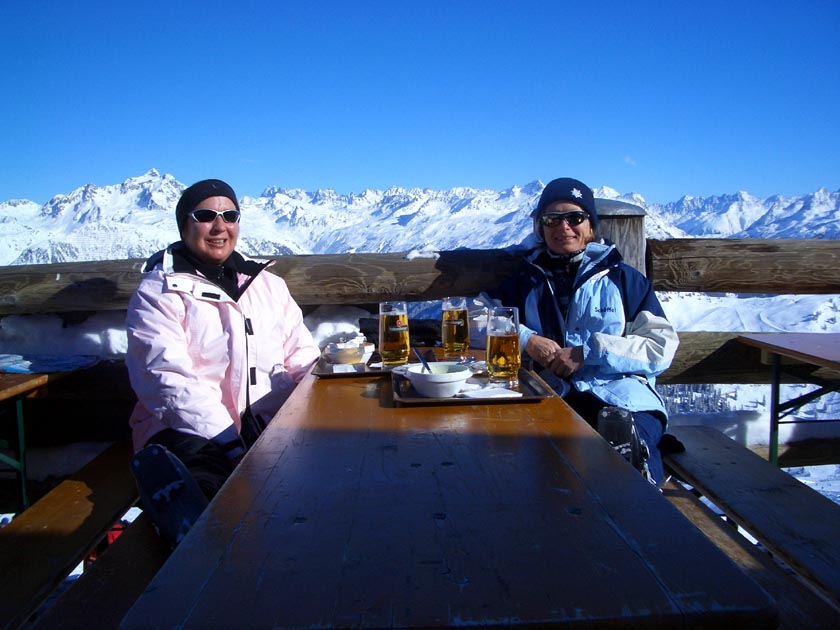 Lunchtime in the Alps